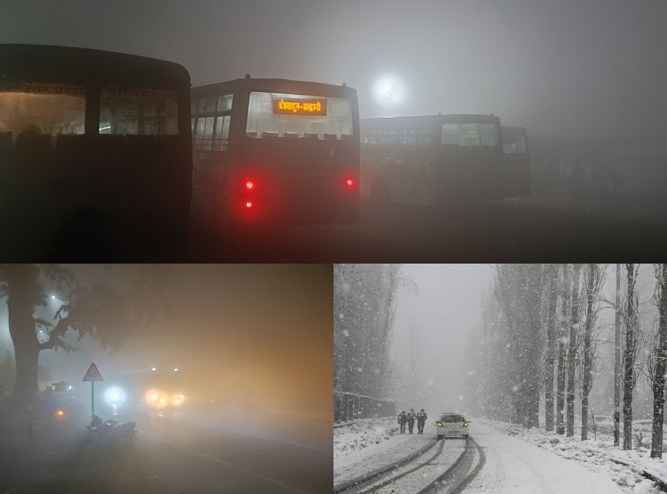 Uttarakhand: Snowfall on the mountains and dense fog in the plains will increase the problems.