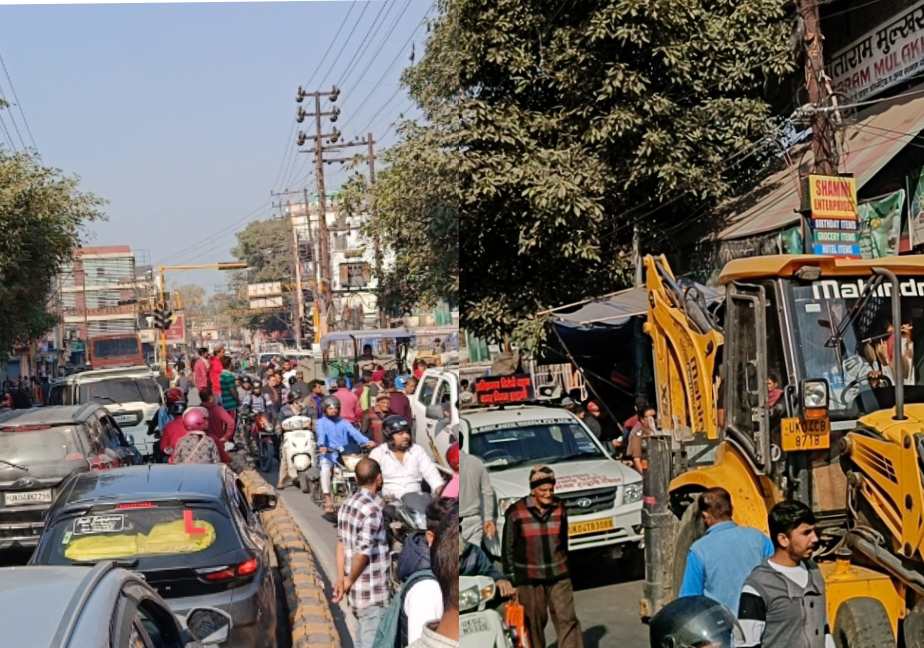 Encroachment campaign will run in 2 steps on Nainital Road in Haldwani, extension 7 days