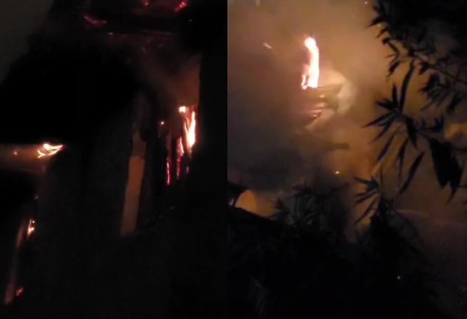 Fire engulfs outhouse in Nainital; Fire brigade and local people brought it under control