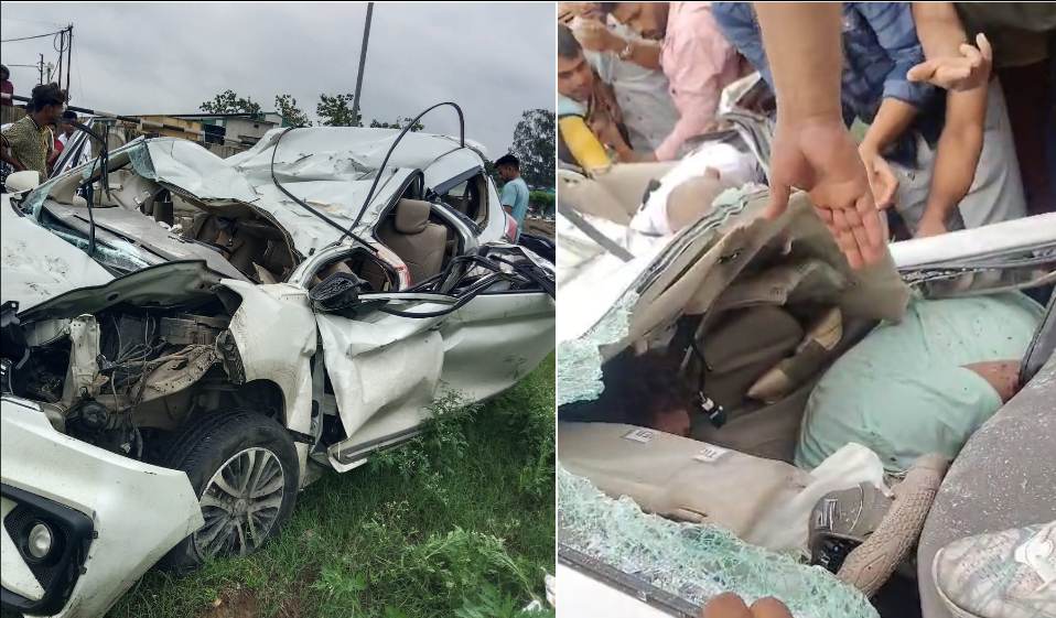 स्वार : हज यात्रा से लौटते समय दर्दनाक सड़क हादसा, ड्राइवर समेत पांच लोगों की मौत, दो घायल, मचा हड़कंप , VIDEO