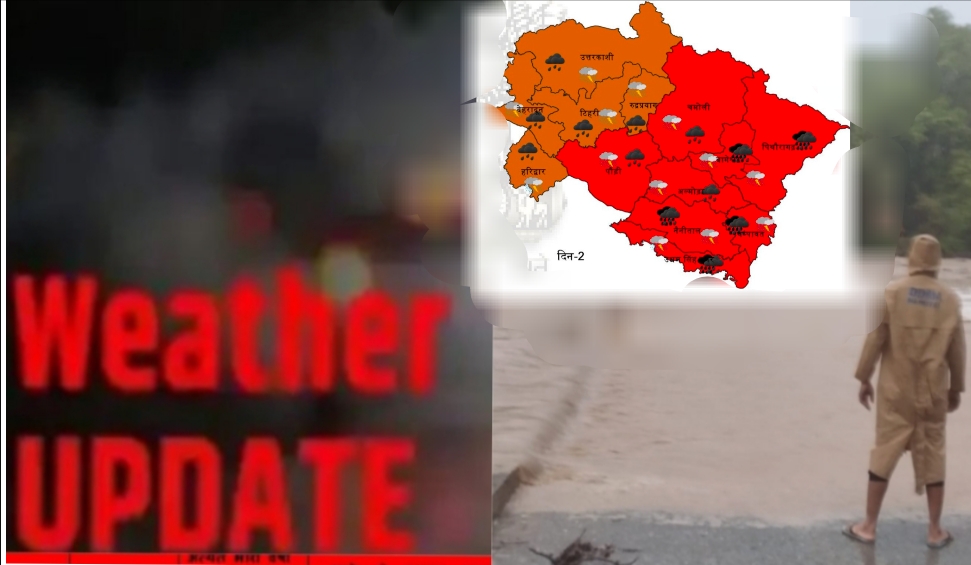 सावधान_उत्तराखंड में भारी बारिश की चेतावनी_8 जिलों में छुट्टी घोषित..