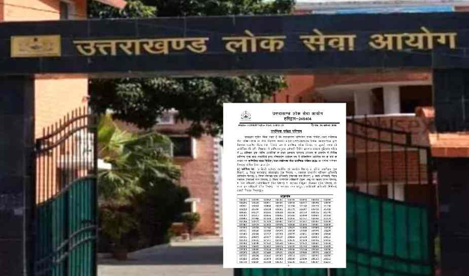 उत्तराखंड: पीसीएस प्रारंभिक परीक्षा का परिणाम घोषित..