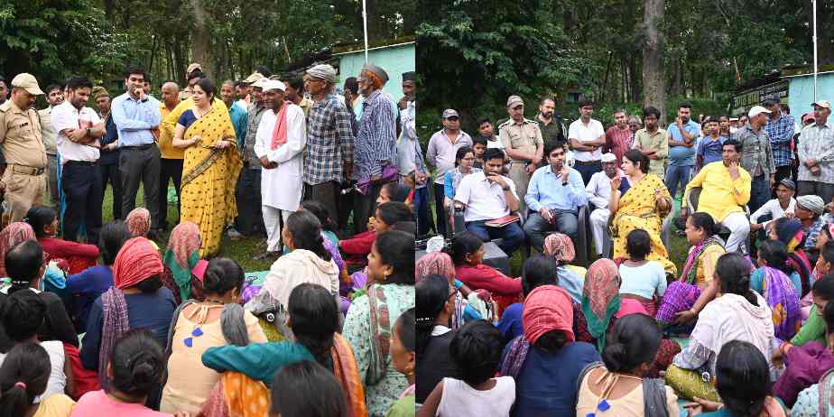डीएम ने किया आपदा प्रभावित क्षेत्र का दौरा, अधिकारियों को दिये निर्देश