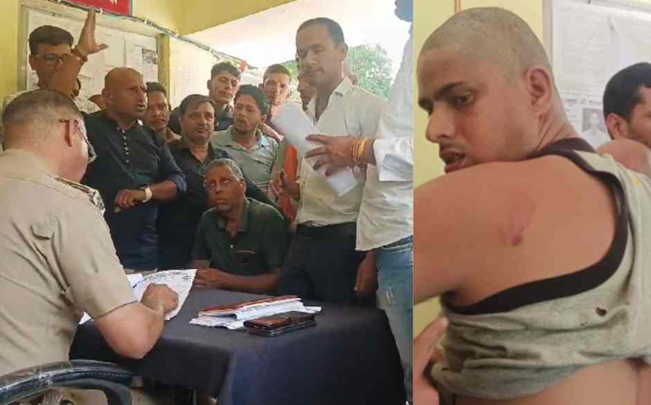 नैनीताल: मारपीट मामले में हंगामा_ सब इंस्पेक्टर पर आरोप..वीडियो
