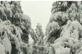 उत्तराखंड में मौसम ने ली करवट_सीजन की पहली बर्फबारी, देखें बर्फ से भीगे पहाड़ों का नजारा_वीडियो…