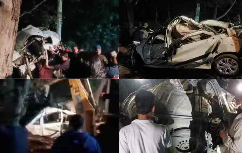दुखद: भीषण सड़क हादसे में उत्तराखंड के पांच लोगों की दर्दनाक मौत, कार काटकर निकाले गए शव