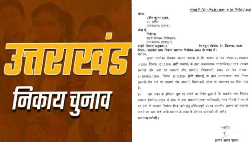 “उत्तराखंड नगर निकाय चुनाव में ओबीसी आरक्षण का नया खाका तैयार”