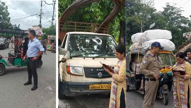 हल्द्वानी : परिवहन विभाग की बड़ी कार्यवाही” सड़क सुरक्षा अभियान में चला सख्ती का डंडा, 62 वाहन चालान, 6 सीज
