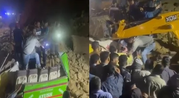 देश : अचानक आया भू-स्खलन लील गया दर्जनों जीवन” मलबे में दबी बस, अब तक 18 लोगों की मौत..CM और PM ने जताया दुःख